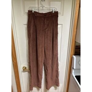 Vintage 90's Gap Brown Corduroy Pleated High Waisted Pants 100% Cotton Size 8T